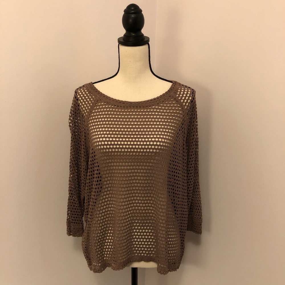 BOBEAU Netted Top